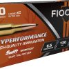 Fiocchi 65CMSCA Hyperformance  6.5Creedmoor 130gr Swift Scirocco II Boat Tail Spitzer 20 Per Box/10 Case
