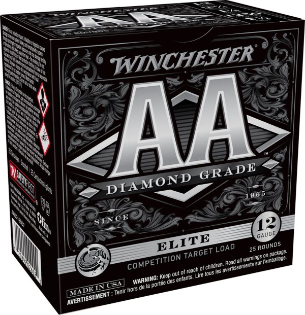 Winchester Ammo AADG12507 AA Diamond Grade 12Gauge 2.75" 1 1/8oz 7Shot 25 Per Box/10 Case