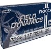 Fiocchi 2506B Field Dynamics  25-06Rem 117gr Pointed Soft Point 20 Per Box/10 Case