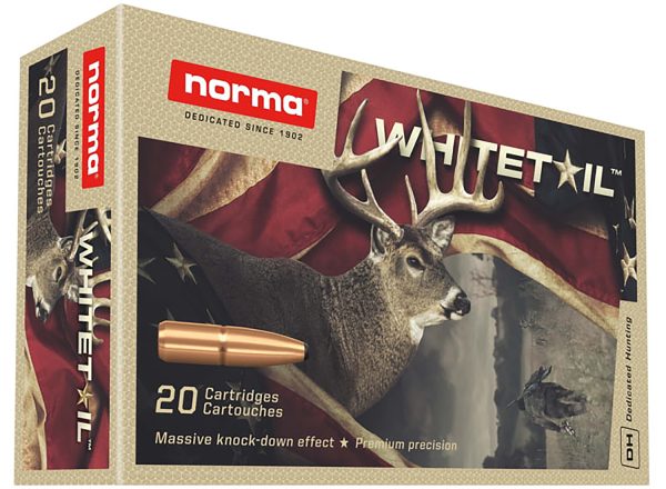 Norma Ammunition 20171502 Dedicated Hunting Whitetail 7mm-08Rem 150gr Pointed Soft Point 20 Per Box/10 Case