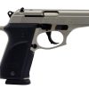 Bersa THUN380PNKL15 Thunder Plus Sub-Compact Frame 380 ACP 15+1, 3.50" Nickel Steel Barrel, Nickel Cerakote Serrated Steel Slide, Nickel Cerakote Aluminum Frame w/Beavertail, Black Rubber Grip