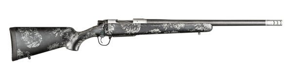 Christensen Arms 8010614300 Ridgeline FFT Full Size 7mm Rem Mag 3+1, 22" Stainless Steel Threaded Barrel, Stainless Aluminum Receiver Black w/Gray Accents Fixed Sporter w/Flash Forged Technology Stock