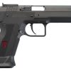 Tanfoglio IFG TFSTOCK3P9 Stock III  Full Size 9mm Luger 16+1, 4.44" Black Polygonal Rifled Barrel, Black Serrated Slide, Black Polymer Frame w/Beavertail, Black Polymer Grip
