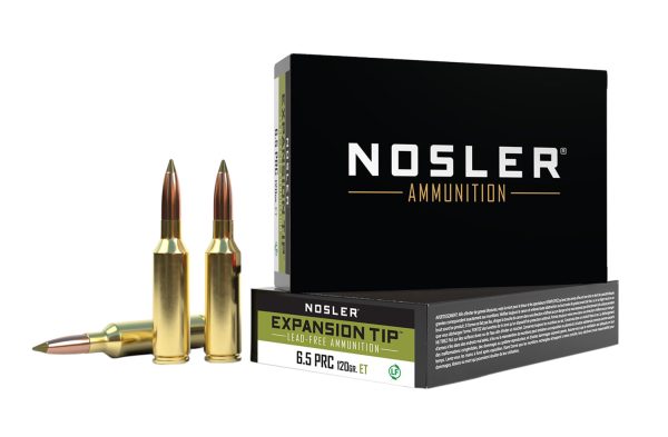 Nosler 40688 E-Tip  6.5PRC 120gr Spitzer E Tip Lead Free 20 Per Box/10 Case