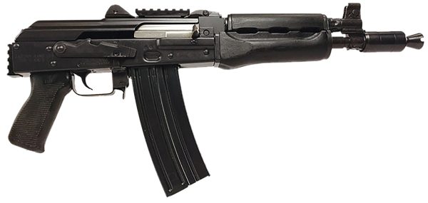 Zastava Arms Usa ZP85556PA ZPAP 85 5.56x45mm NATO 30+1 10" Black, Polymer Grip, Dark Wood Handgaurd, Stock Adapter, Muzzle Brake