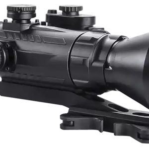 AGM Global Vision 15WP4423483111 Wolverine Pro-4 3AL1 Night Vision Rifle Scope Matte Black 4x70mm Gen 3 Auto-Gated Level 1 Illuminated Red Chevron w/Ballistic Drop Reticle