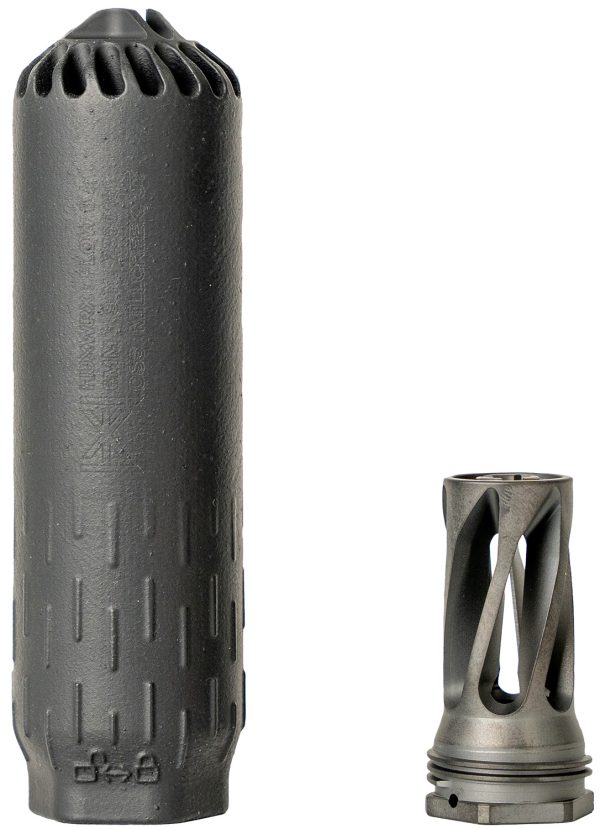 Huxwrx Safety CO 3219 6K Flow 5.56mm/17HMR/5.7mm/6mm Black Stainless Steel 1/2"x28