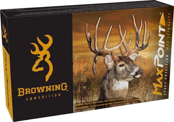 163434.jpg Browning Ammo B192102702 Max Point 270Win 130gr 20 Per Box/10 Case