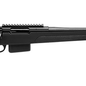 Stevens 18993 334 Bolt Action 270 Win 3+1 20" Black Carbon Steel Receiver Integrated Recoil Lug Ergonomic/Recoil Pad  Synthetic Stock Picatinny Rail Right Hand