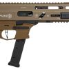 177412.jpg Grand Power 810091156483 Stribog SP9A3G 9mm Luger 16" Black Barrel, Flat Dark Earth Receiver, Polymer Stock & Grip