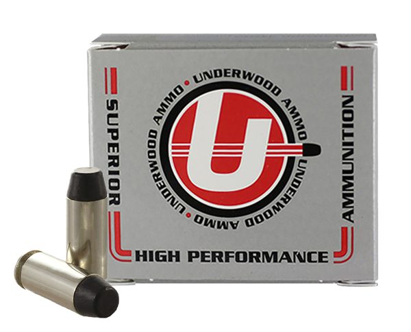 Underwood Ammo 242   10mmAuto 220gr Hard Cast Flat Nose 20 Per Box/10 Case
