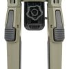 Savage Arms 56451 Sling Swivel Bipod  7.20"-10" High Green Polymer