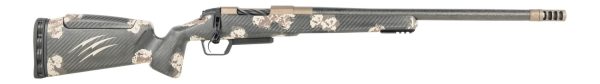 Fierce Firearms  CT Rival XP 2.0 300 PRC 20" Carbon Fiber Threaded Barrel, Smoked Bronze Cerakote Titanium Drilled & Tapped Receiver, Integral Rail Forend, Desert Shadow Camo Adj Comb Carbon Fiber Sto