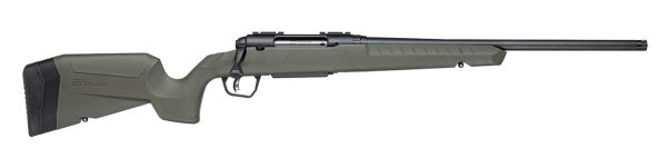 Savage Arms 33111 Axis 2  5.56 NATO 4+1 20" Matte Black Carbon Steel Threaded Barrel, Drilled & Tapped Receiver, OD Green Fixed w/Pistol Grip Synthetic Stock, Right Hand