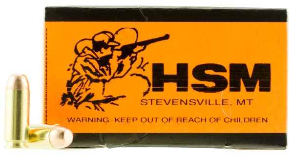 HSM 10MM2N Training  10mm Auto 180 gr Full Metal Jacket 50 Per Box/ 20 Case