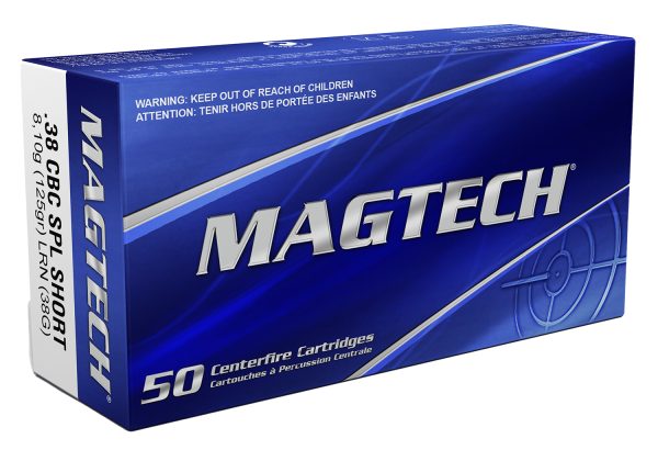Magtech 38G Range/Training  38Special 125gr Lead Round Nose 50 Per Box/20 Case