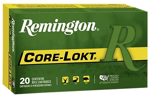 Remington Ammunition 27657 Core-Lokt  6.5Creedmoor 140gr Pointed Soft Point Core-Lokt 20 Per Box/10 Case