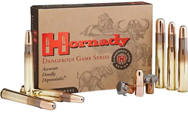 Hornady 82334 Dangerous Game  375H&HMag 300gr DGX Bonded 20 Per Box/6 Case