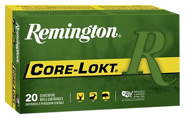 Remington Ammunition 29069 Core-Lokt  280Rem 150gr Pointed Soft Point Core-Lokt 20 Per Box/10 Case