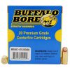 Buffalo Bore Ammunition 4520020 Personal Defense Strictly Business 45ACP +P 200gr Jacket Hollow Point 20 Per Box/12 Case