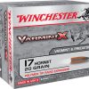 Winchester Ammo X17P Varmint X  17Hornet 20gr Polymer Tip Rapid Expansion 20 Per Box/10 Case
