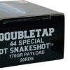 DOUBLETAP 44 SPL SNAKE SHOT - 20RD 50BX/CS