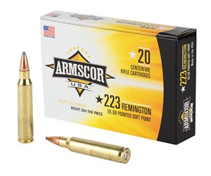 ARMSCOR 223REM 55GR PSP 20/1000