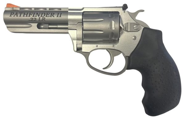 CA PATHFINDER II 22LR 3.5 SS 8RD RUBBER GRIPS