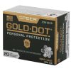 SPR GOLD DOT 9MM 124GR HP 20/200