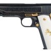 CLT CLASSIC 1911 45ACP POLISHED GOLD ENGRAVED