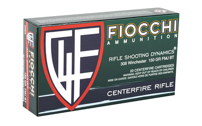 FIOCCHI 308WIN 150GR FMJBT 20/200