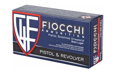 FIOCCHI 9MM 124GR FMJ 50/1000