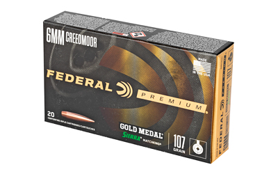 FED GOLD MDL 6MM CM 107GR SMK 20/200