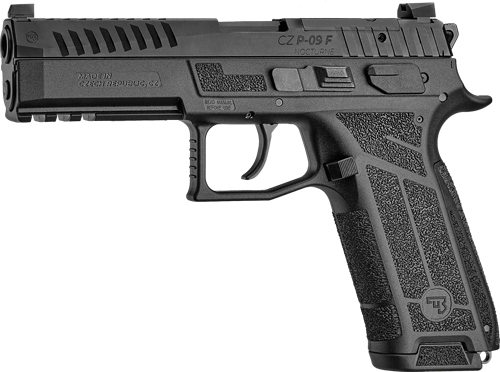 CZ P-09 F NOCTURNE OR 9MM FS - 10RD POLYMER FRAME BLACK
