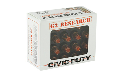 G2R CIVIC DUTY 9MM 94GR 20/500
