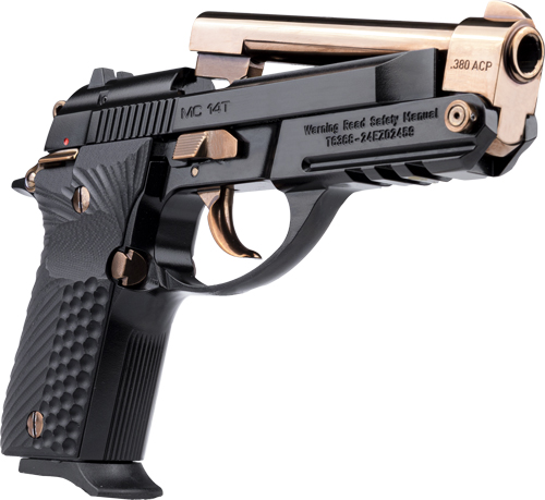 GIRSAN MC14T COLORWAY 380ACP - G10 13RDS ROSE GOLD/GLOSS BLK
