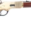 CIMARRON 1866 YELLOWBOY 44SP - 19" BRASS/BLUED WALNUT
