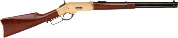 CIMARRON 1866 YELLOWBOY 38SP - 19" SR CARBINE BRASS/BLUED