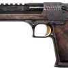 DESERT EAGLE MARK XIX 50AE - 6" CASE HARDENED WALNUT GRIP