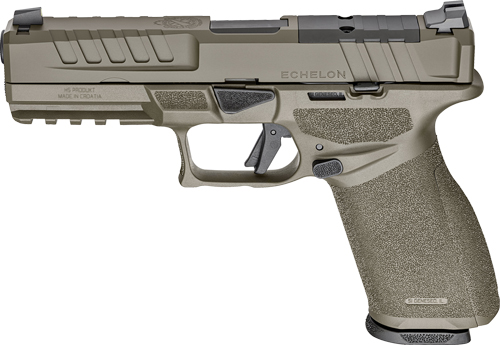 SPRINGFIELD ECHELON 9MM 4.5" - 17/20RD OD GREEN W/U-NOTCH