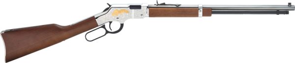 HENRY H4 GOLDEN EAGLE 22LR - 20" OCTAGON WALNUT ENGRAVED
