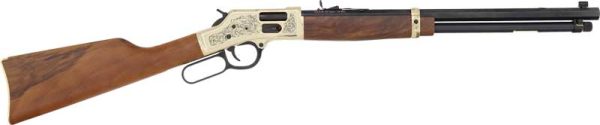 HENRY H6 BIG BOY BRASS 357/38 - SIDE GATE 20" OCT DELUXE ED.