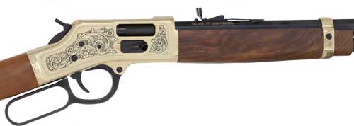 HENRY H6 BIG BOY BRASS 357/38 - SIDE GATE 20" OCT DELUXE ED.