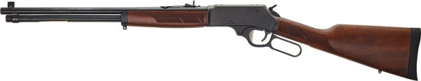 HENRY H9 STEEL SIDE GATE 30-30 - 20" BLUED WALNUT