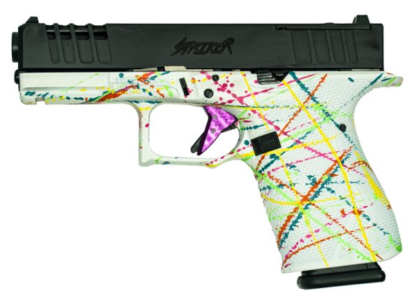 GLFA 19 STRIKER 9MM 4 SPLATTER WHITE OR 15RD