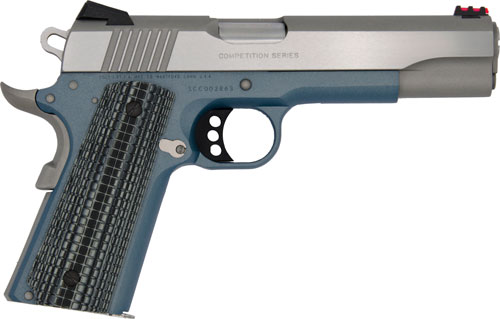 COLT COMPETITION 45ACP 5" 8RD - STAINLESS BLUE CERAKOTE