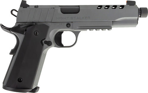 TISAS 1911 NIGHT STALKER 45ACP - 5" THREADED BBL 8RD BLACK/GRY