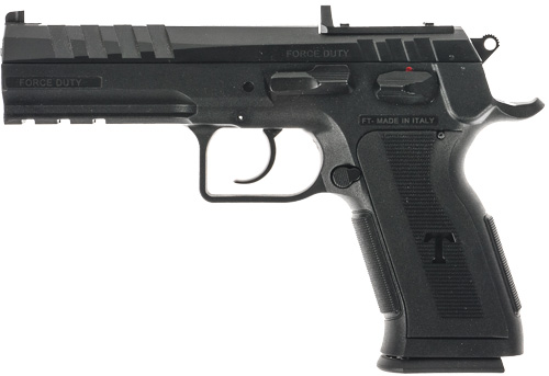 TANFOGLIO FORCE DUTY 9MM 4.9" - 17RD POLY OPTIC READY BLACK