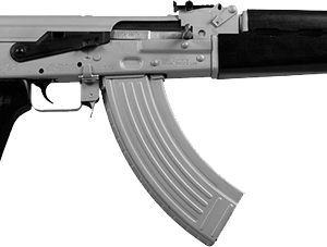 ZASTAVA ZPAPM70 RIFLE 7.62X39 - SILVER CERAKOTE 30RD BLK STOCK