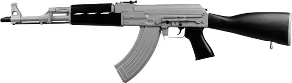 ZASTAVA ZPAPM70 RIFLE 7.62X39 - SILVER CERAKOTE 30RD BLK STOCK